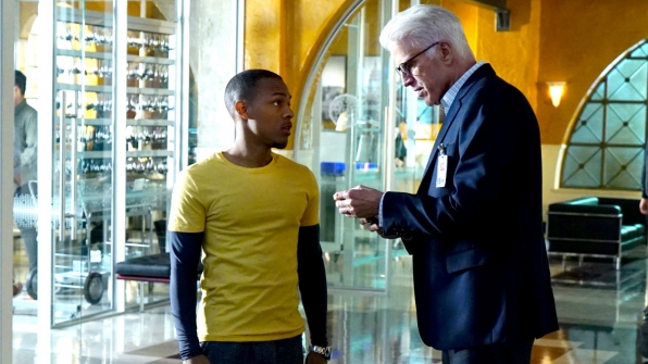 Brody Nelson (Shad Moss) & D.B. Russell (Ted Danson)